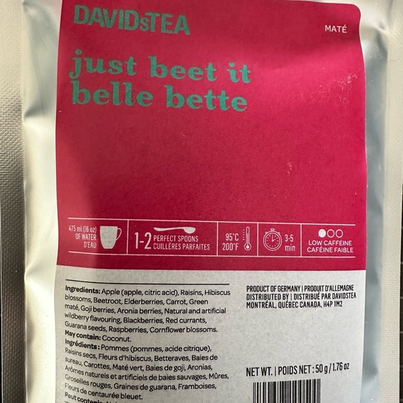 DAVIDsTEA Assorted Sealed Tea - Picture 5 of 5
